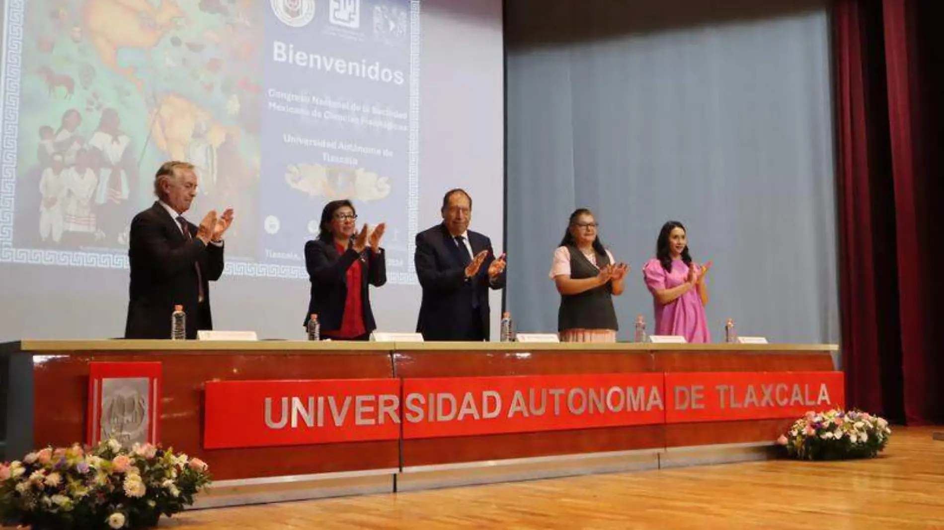 En el teatro universitario de la UATx autoridades educativas inauguraron el Congreso Nacional de la Sociedad Mexicana de Ciencias Fisiológicas  Mizpah Zamora